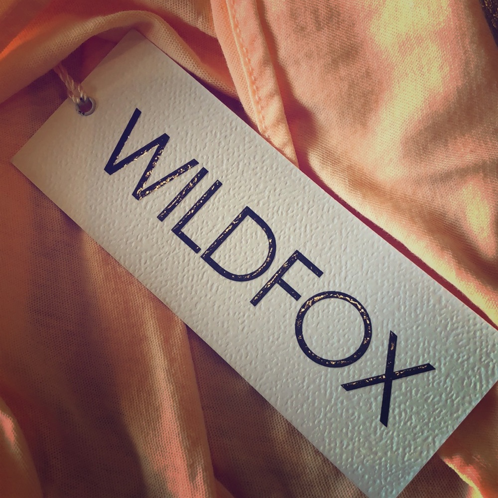 Peach Wildfox tee